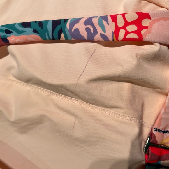 NWOT Athleta Maldives Printed Bikini Top in Bora Bora Multicolor Sz 40 B/C - Picture 10 of 12